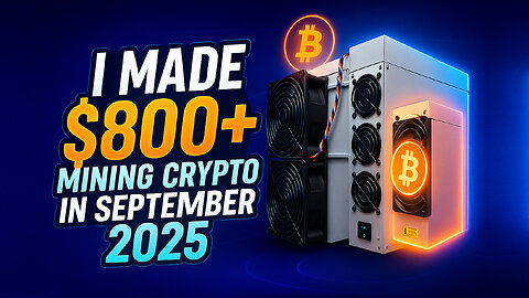 I Made $800+ Mining Crypto in September 2025