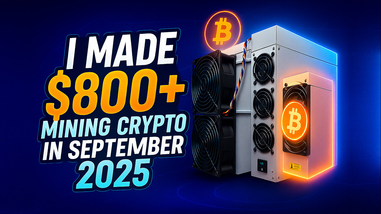 I Made $800+ Mining Crypto in September 2025