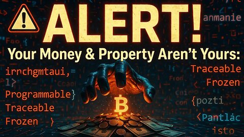 ALERT! Your Money and Property Are Not Yours: The CBDC Trap and Tokenization