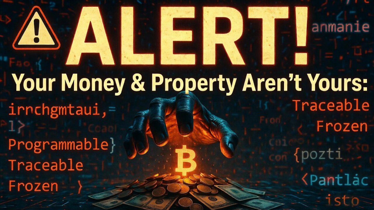 ALERT! Your Money and Property Are Not Yours: The CBDC Trap and Tokenization