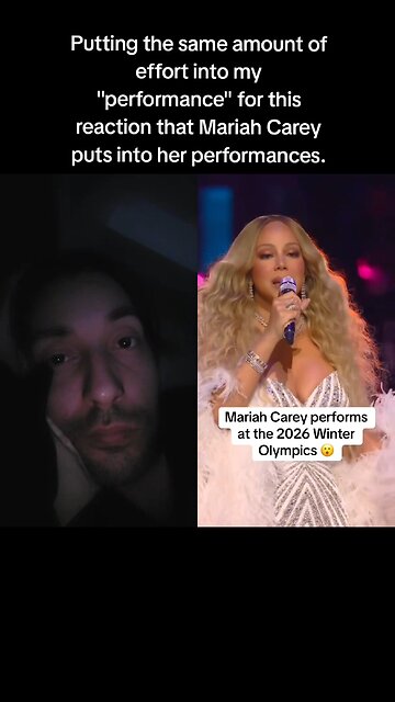 Mariah Carey on the winter Olympics 2026 REACTION