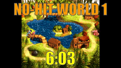No-Hit Speedrun: Donkey Kong Country 3 - World 1 (6min 03s)