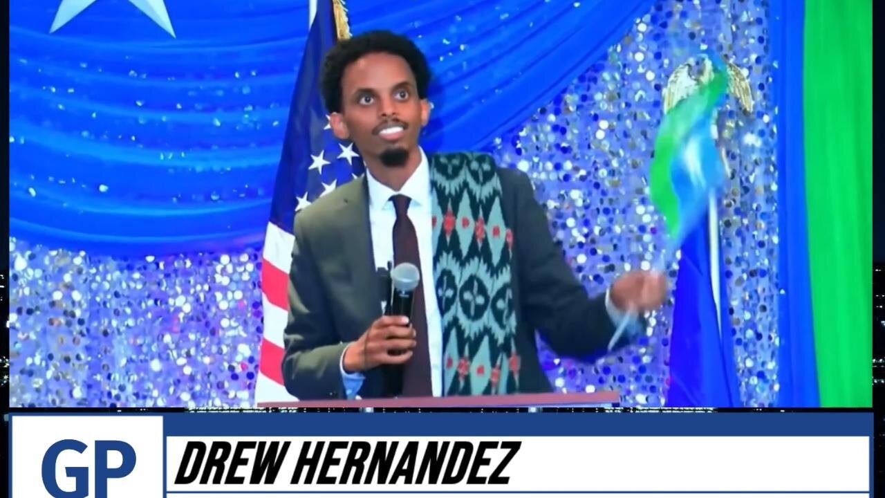 🚨Footage of Muslim Mayoral Candidate Praising Somalia in Minneapolis Resurfaces w/ Omar Fateh waving Somali flag ~ with Drew Hernandez