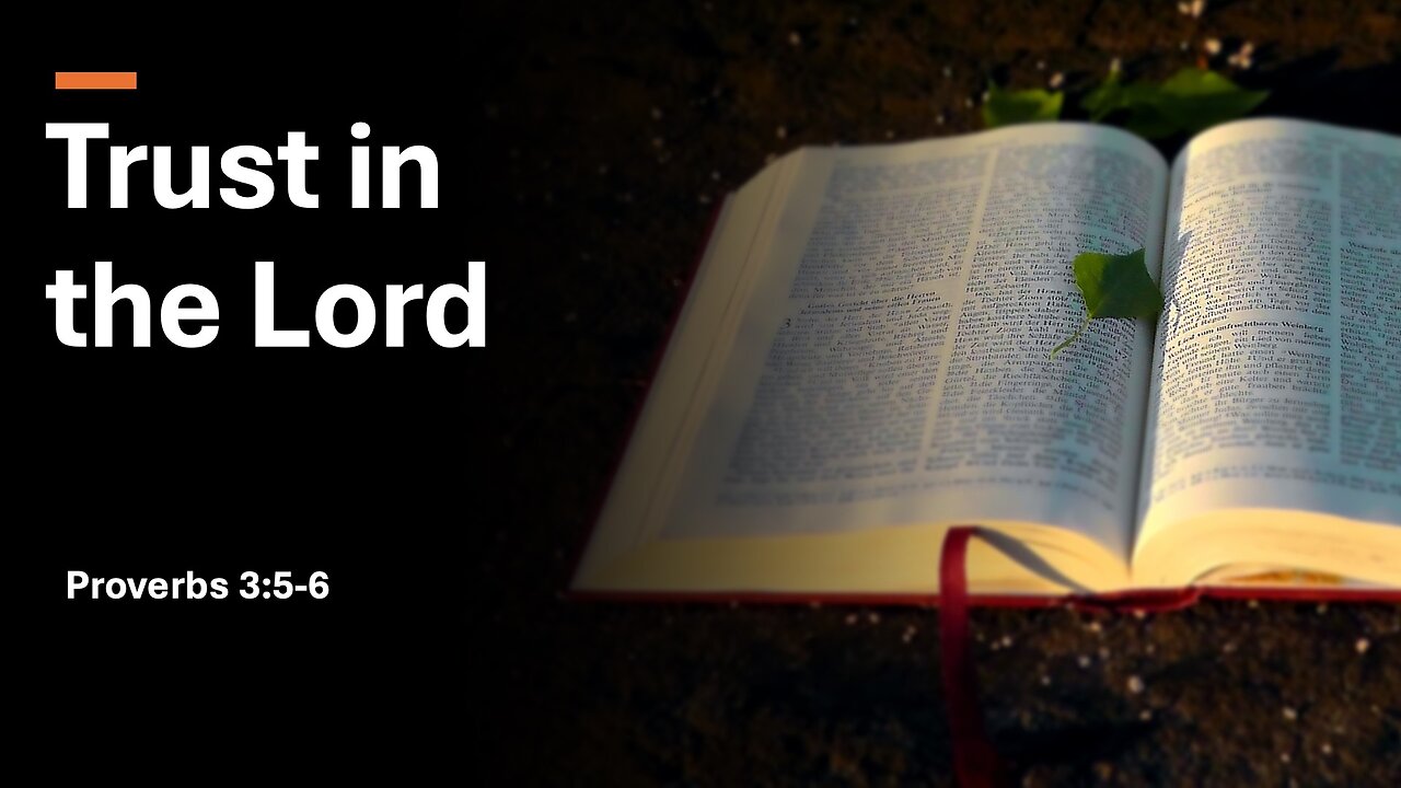 Trust in the Lord