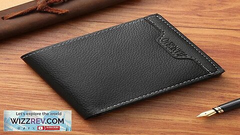 Men's PU Leather Wallet Slim Purses Multifunction Card Holder Large Capacity Bags Review