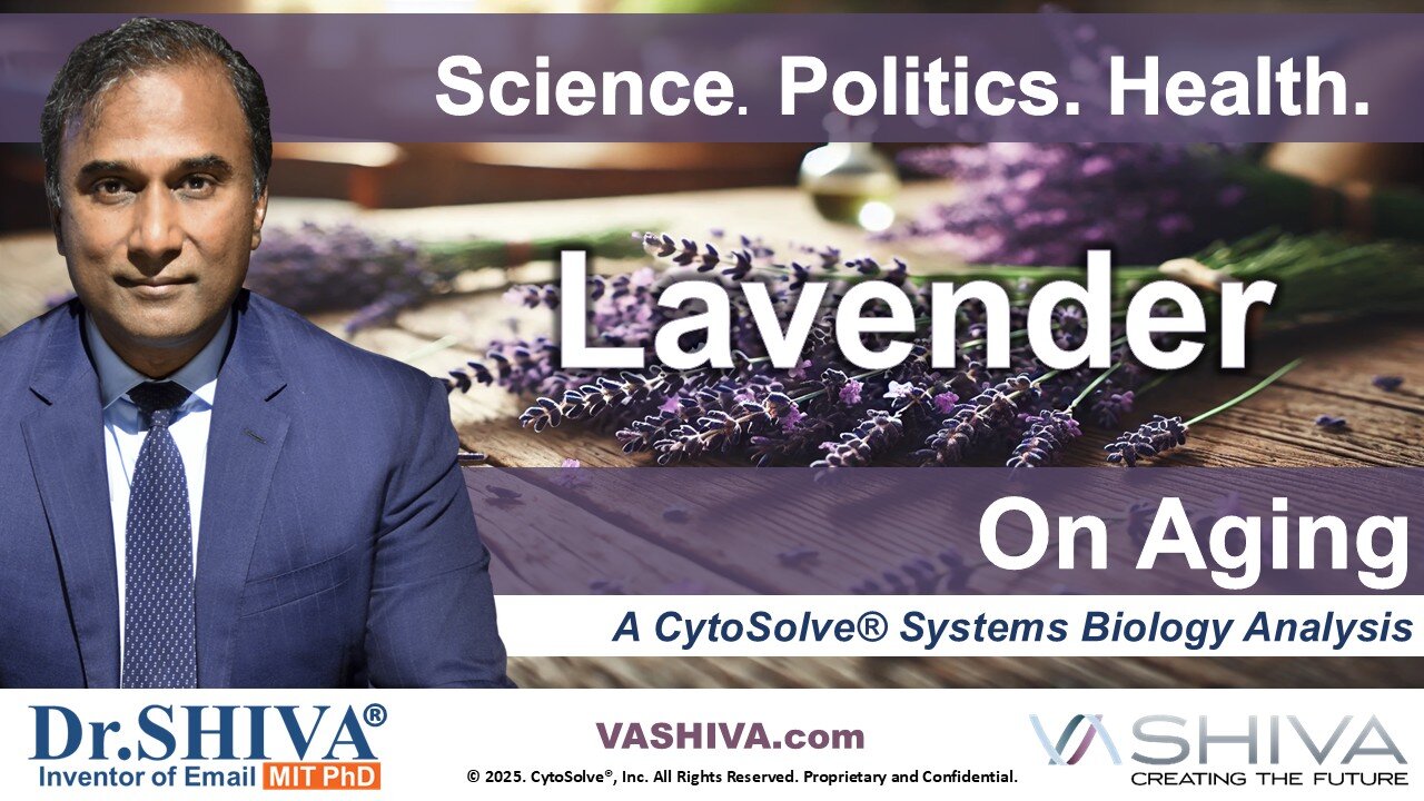 Dr.SHIVA® LIVE: Lavender on Aging @CytoSolve® Systems Analysis