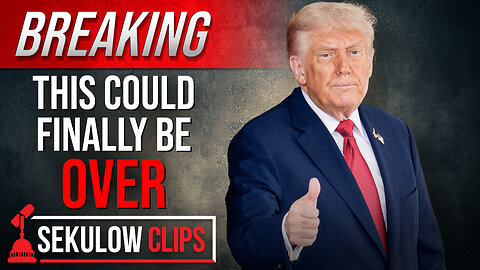 BREAKING: This Could Finally Be Over