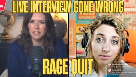Indicted Anti-ICE Candidate RAGE QUITS Interview | You Have to See This!