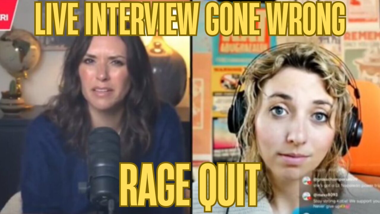 Indicted Anti-ICE Candidate RAGE QUITS Interview | You Have to See This!