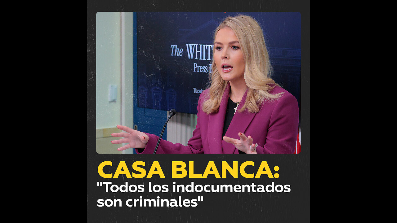 Casa Blanca: Todos los indocumentados detenidos en EE.UU. son “criminales”