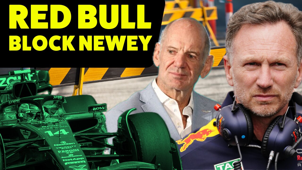 Red Bull BLOCKS Adrian Newey from "working" !