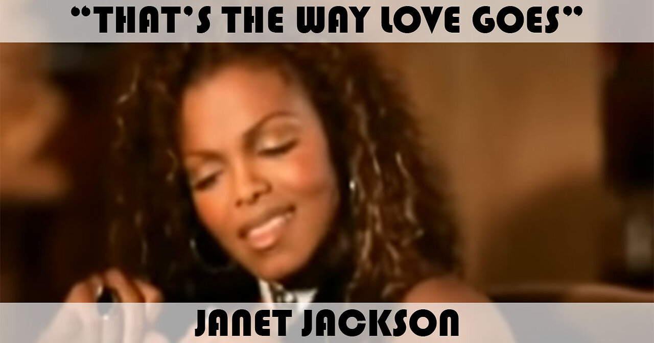 Janet Jackson ( That's The Way Love Goes ) Official Music Video 1993