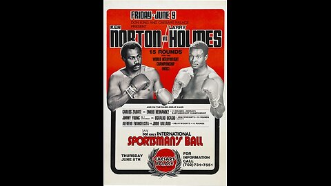 Larry Holmes vs Ken Norton - Jun 08 1978 - Caesars Palace, Las Vegas, NV