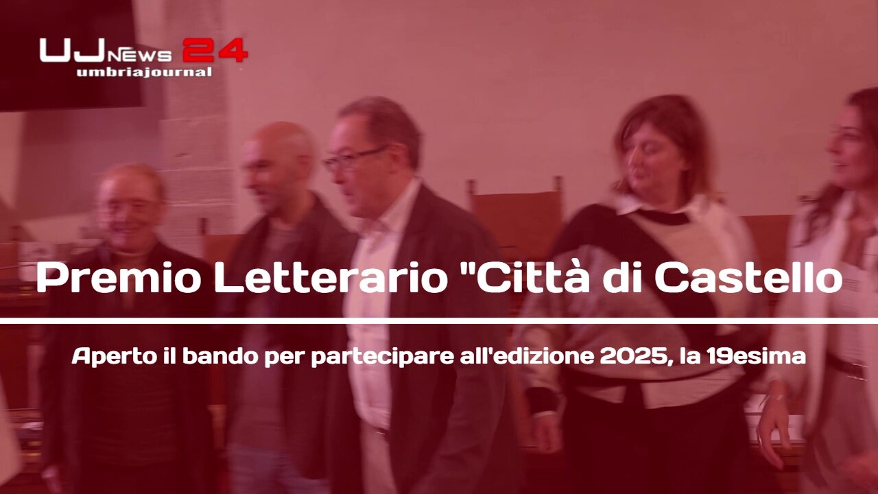 Premio Letterario _Città di Castello Aperto il bando per partecipare all'edizione 2025, la 19esima