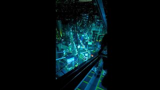 Vew from Tokyo looks like a Cyberpunk city