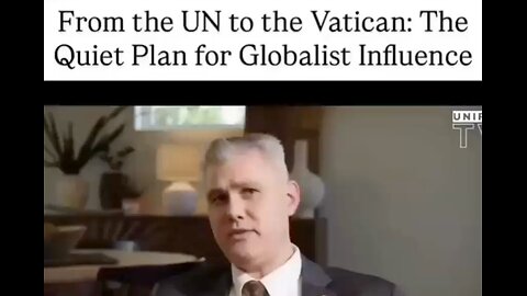 NWO: From the UN to the Vatican & its plan for world influence and dominance
