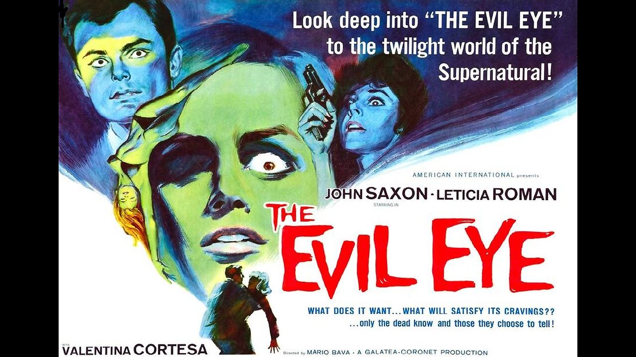 THE EVIL EYE 1963 Couple Touring Rome Gets Caught up in a Series of Killings FULL MOVIE HD & W/S