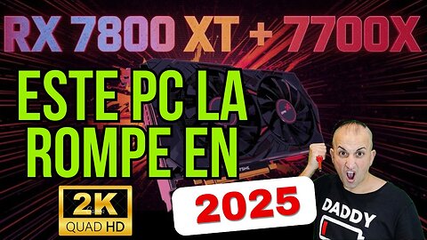 GAMING MONSTER 🔥 Ryzen 7 7700X + RX 7800 XT 🚀 Is it worth it in 2025? #pcgaming #gaming #pc #setup
