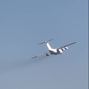 Ilyushin Il-76TD-90VD takeoff after 25 years preservation