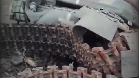 Another Ukrainian T-64BV tank destroyed in the South Donetsk area 