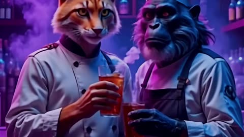 Blue Lobster with Beluga Caviar? Animals Serve Luxury Dishes! 🦞💰 | Beastly Bites Ep. 20