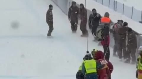 She fell from her last deep snow dive