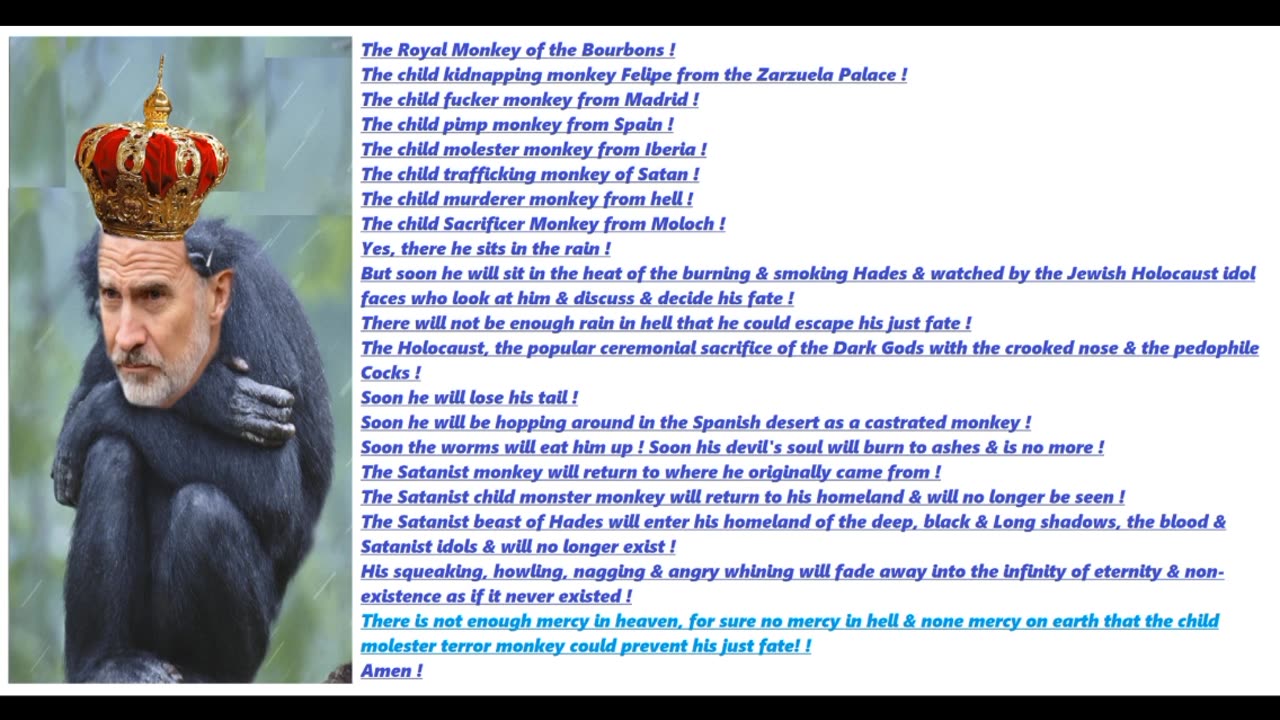 Kingfelipe borbon satanic child sacrificer