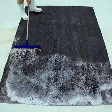 Beautiful Feather Rug Saved From Landfill - Satisfying Video, Carpet Cleaning Asmr #Shorts