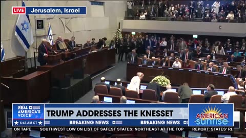 PRESIDENT TRUMP JOKES ABOUT DELAY TO EGYPT