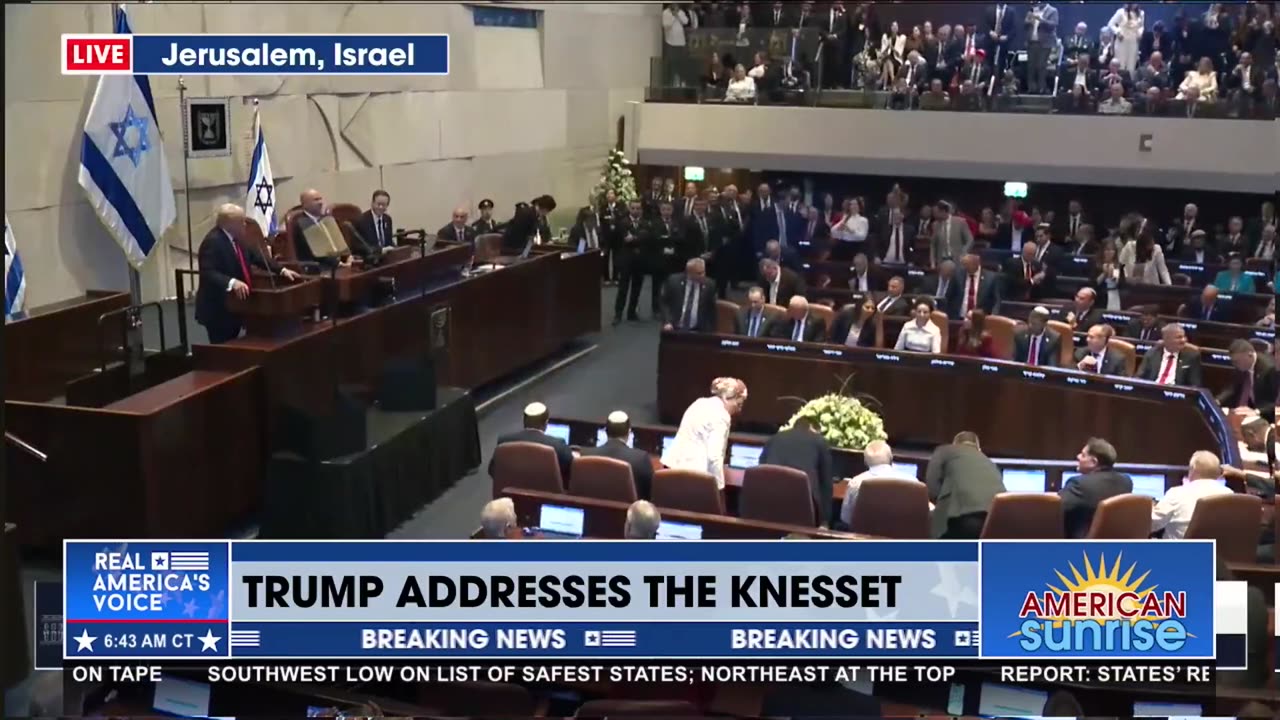 PRESIDENT TRUMP JOKES ABOUT DELAY TO EGYPT