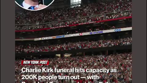 Memorial service of Charlie kirk 🙏🕊🕯⚰️🪦⚖️ 10/14/25