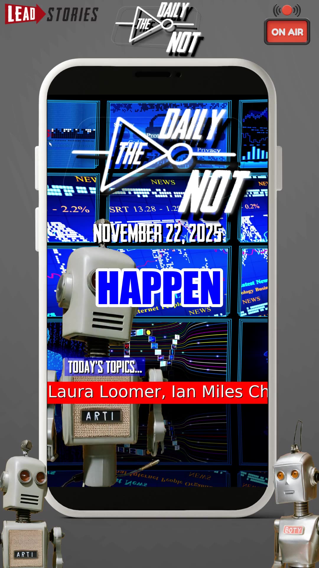 The Daily NOT - A show about what didnt happen today. Episode 589.