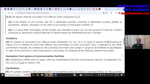 Breaking: Legal Expert Warns Canada Proposes Capital Punishment for Free Speech