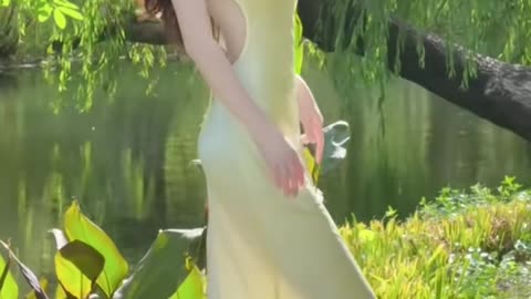 Sheer Bright white Attire Provocative Photo Pose | Daily Beauty EP 745