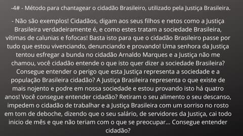 Justiça Brasileira e seus métodos de tortura!