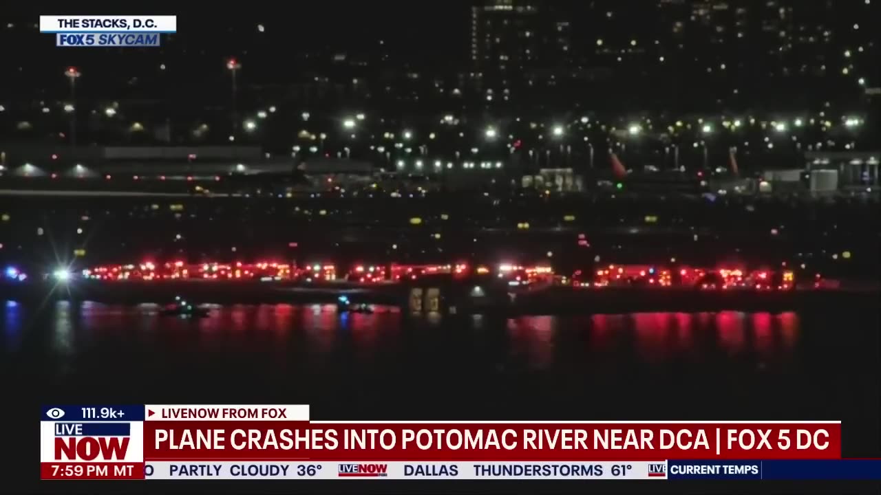 Washington DC plane crash