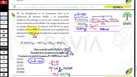 SAVIA REGULAR 2025 | Semana 10 | Química S2