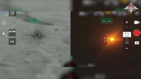 Artillery hits enemy positions