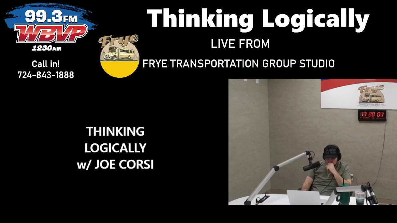 Thinking Logically Radio Show: Episode 183: Time Traveling Trump (February 10th, 2025)