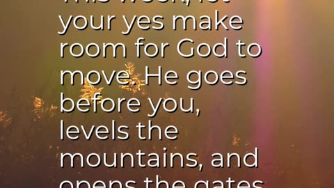 Obedience brings Protection