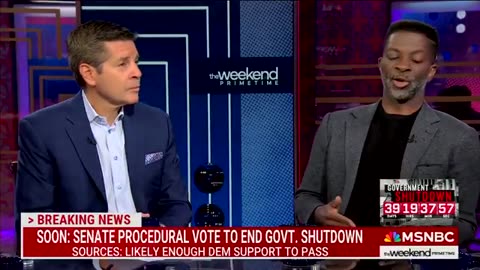 MSNBC is upset the shutdown is over
