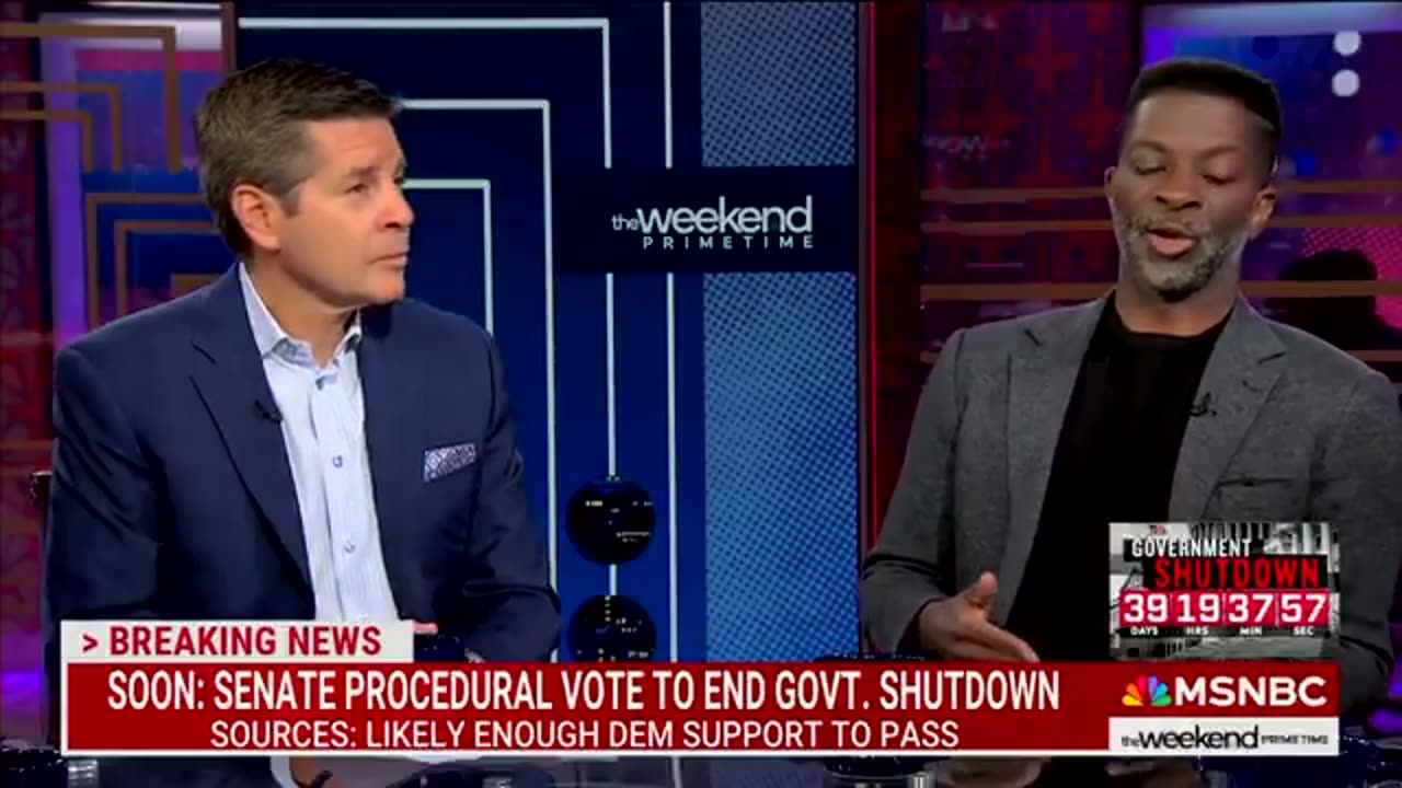 MSNBC is upset the shutdown is over