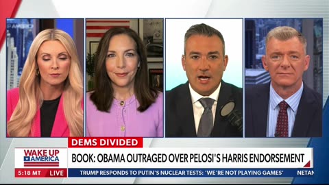 Obama mad at Pelosi! There is no leadership in the Democrat party.