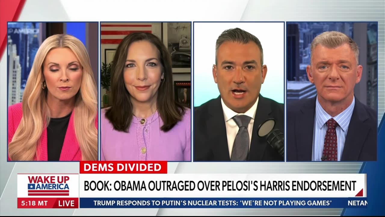 Obama mad at Pelosi! There is no leadership in the Democrat party.