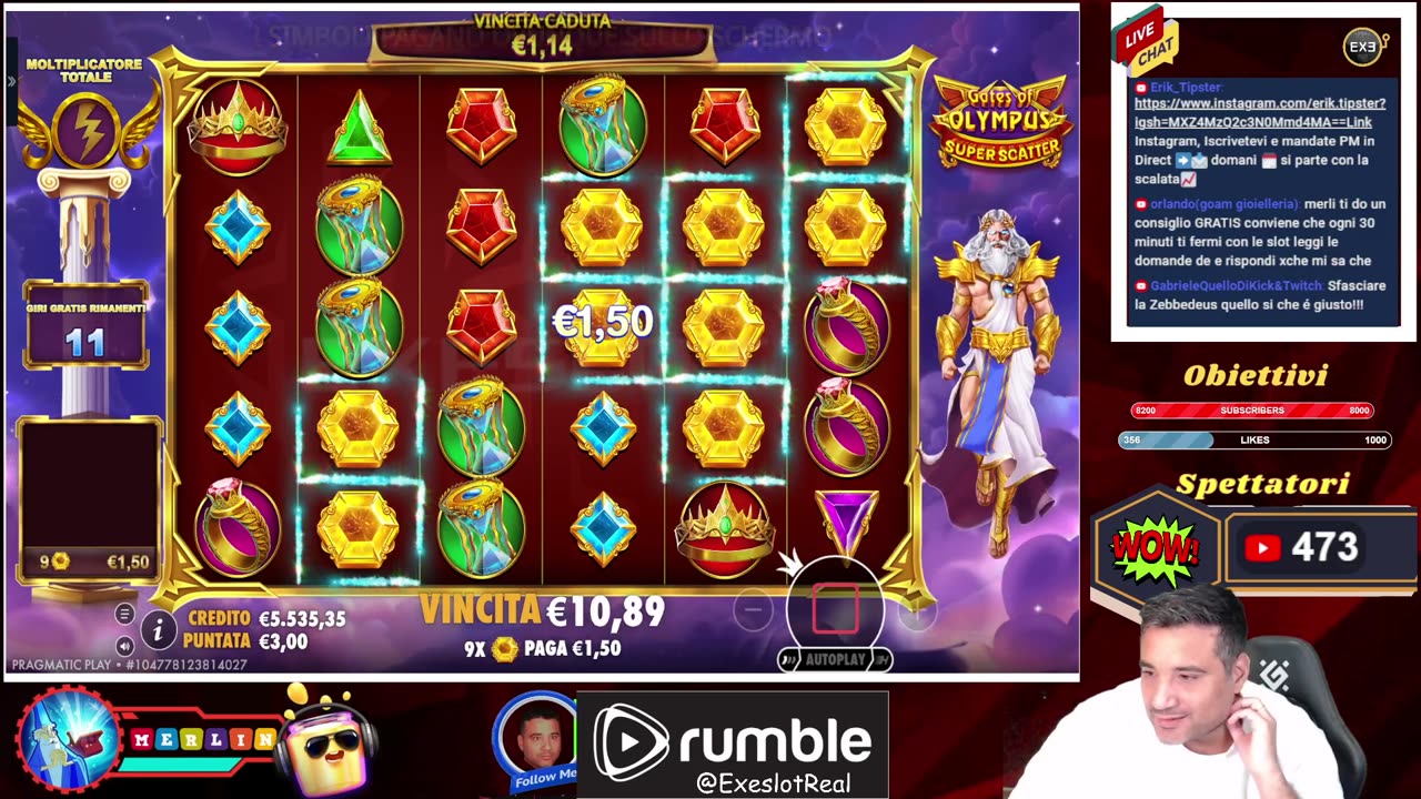 MERLIN in LIVE ore 21:00