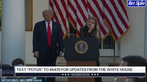 President Trump participates in a Medal of Freedom Ceremony for Charlie Kirk ~ October 14 2025