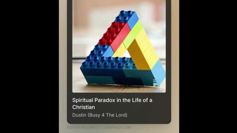 Spiritual Paradox in the Christian Life