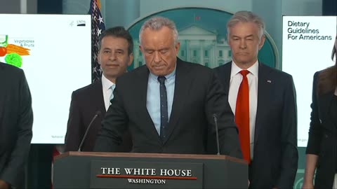 Secretary RFK Jr. announces the WAR ON ADDED SUGAR has just begun, the war on saturated fats is over
