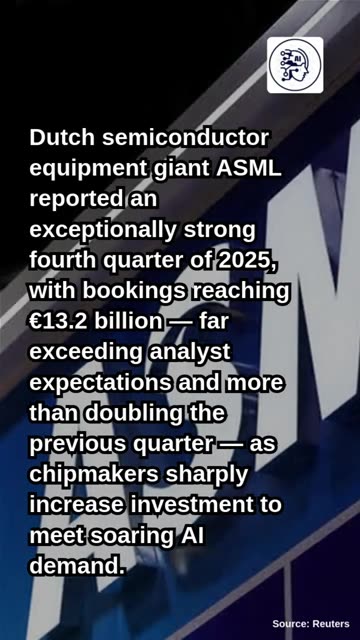 AI Boom Drives ASML Sales Outlook Up