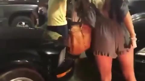 Man gets his jaw rocked by a woman